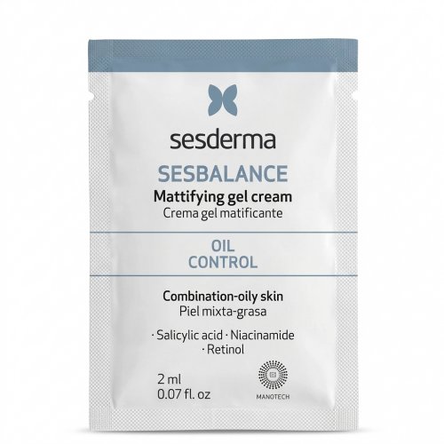 Sesderma Sesbalance Mattifying Gel Cream Matizuojantis gelinis veido kremas