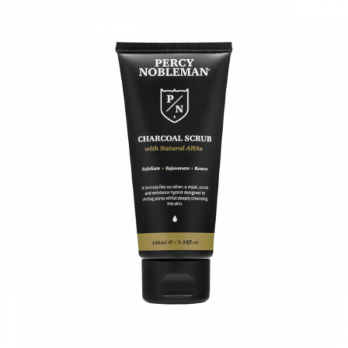 Percy Nobleman Charcoal Scrub Veido šveitiklis su anglimi