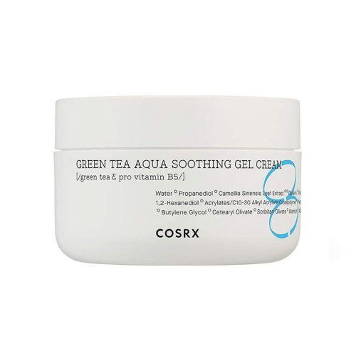 COSRX Hydrium Green Tea Aqua Soothing Gel Cream Raminantis ir vėsinantis veido kremas