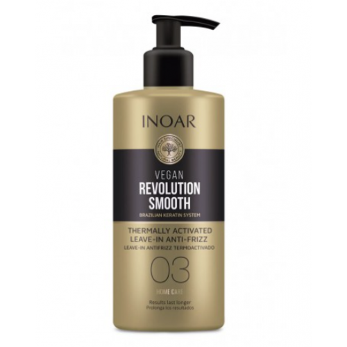 Inoar Vegan Revolution Smooth Thermo Activated Leave-In Step 3 Karščiu aktyvuojamas nenuplaunamas balzamas  350ml