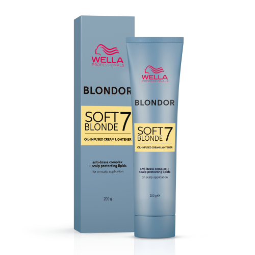 Wella Professionals Blondor Soft Blonde 7 Cream Matu balināšanas krēms