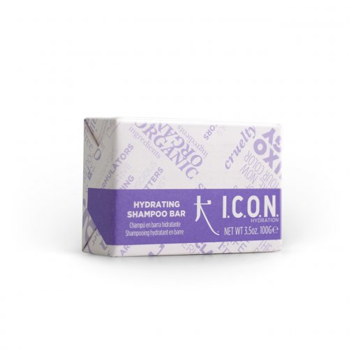 I.C.O.N. Hydrating Shampoo Bar Drėkinamasis kietasis plaukų šampūnas  100g