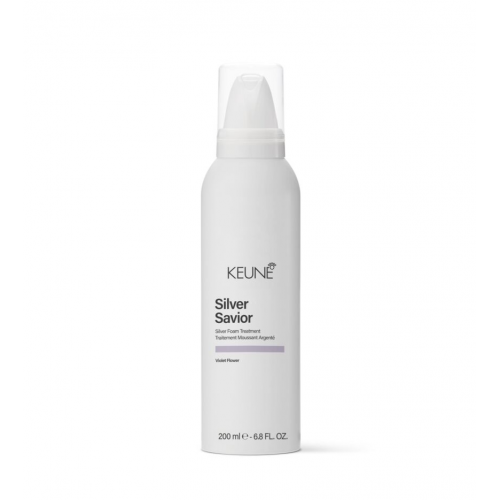 Keune Silver Savior Foam Treatment Kondicionuojančios putos šalto plaukų atspalvio išlaikymui