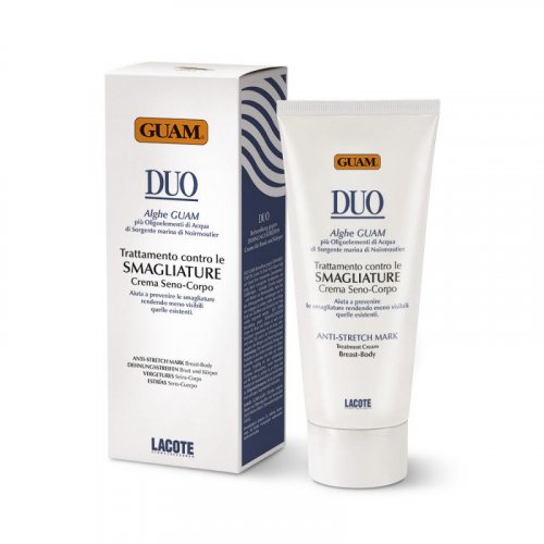 Guam DUO Stretchmarks Treatment Kremas nuo strijų kūnui ir krūtims  200ml