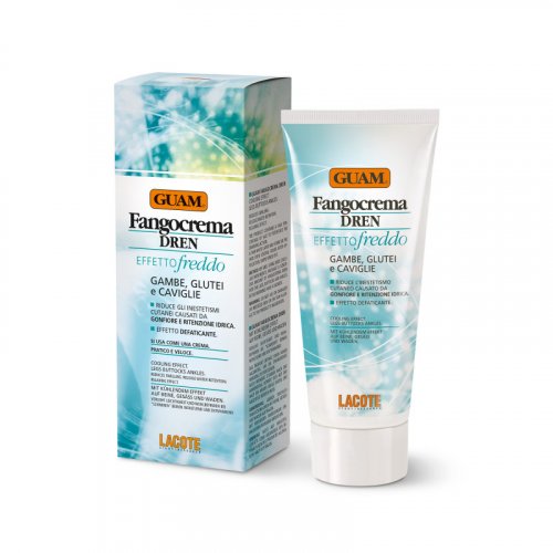 Guam Fangocrema Dren Effetto Freddo Anti-Cellulite Drainage Cream Drenuojančio poveikio kremas - Šaltoji formulė