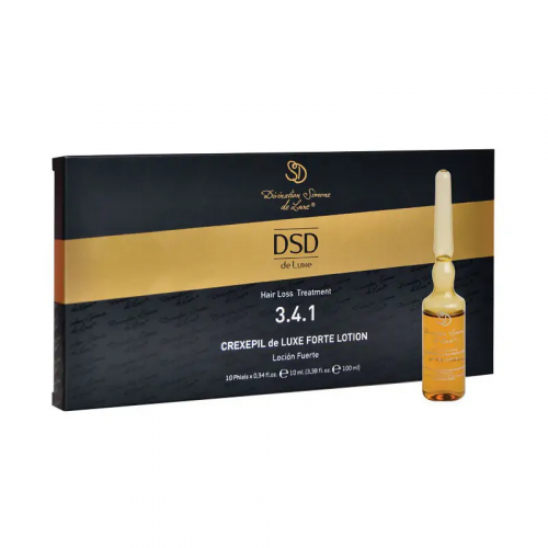 DSD de Luxe 3.4.1 Crexepil De Luxe Forte Lotion Intensīvs losjons matu izkrišanas apturēšanai un galvas ādas mikrocirkulācijas stimulēšanai