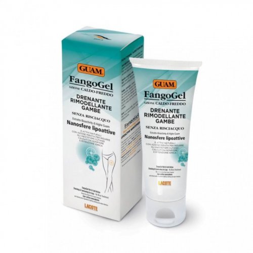 Guam FangoGel Drenante Rimodellante Drainage Contrast Foot Gel Drenāžas gels slaidām kājām
