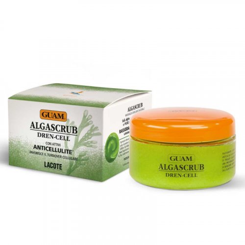 Guam Dren-Cell Anticellulite Scrub Kūno šveitiklis drenuojamasis - anticeliulitinis