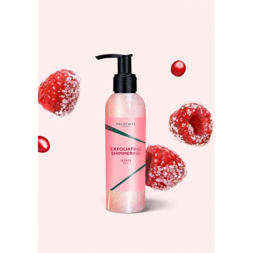 Malachite Cosmetics Malachite Cosmetics Exfolianting Shimmering Shower Gel 200ml