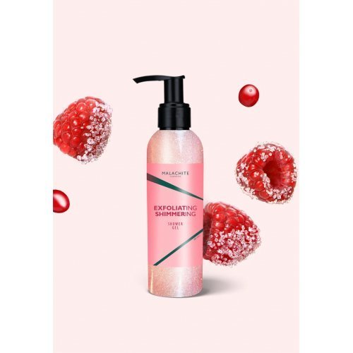 Malachite Cosmetics Malachite Cosmetics Exfolianting Shimmering Shower Gel 100ml