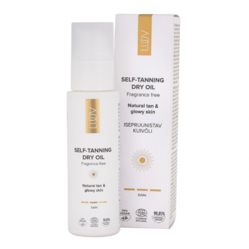 LUUV Self-Tanning Dry Oil Dark Looduslik Isepruunistav kuivõli TUME