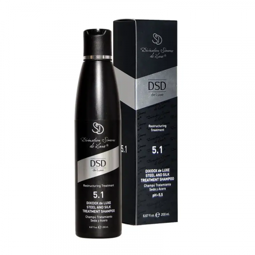 DSD de Luxe 5.1 Intensive Shampoo With Silk Intensyvus šampūnas su šilku