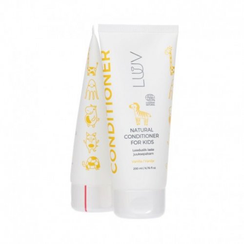 Luuv Natural Conditioner For Kids Vanilla Natūralus plaukų kondicionierius vaikams