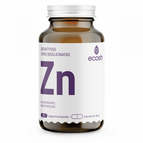 Ecosh ZINC Diglycinate Bioactive Bioaktyvus Cinkas