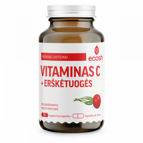 Ecosh Vitamin C Vitaminas C su erškėtuogėmis