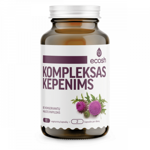 Ecosh Liver Complex Maisto papildas kompleksas kepenims