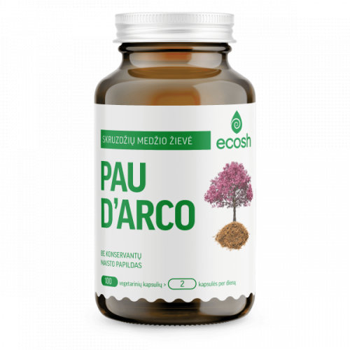 Ecosh Pau d’Arco Maisto papildas imunitetui