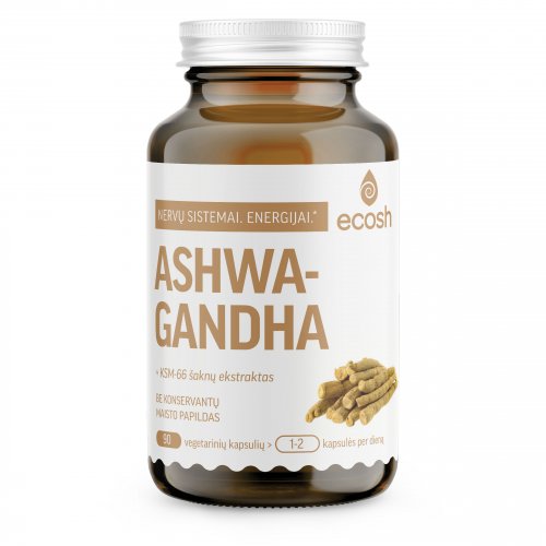 Ecosh Ashwagandha Maisto papildas Ašvaganda