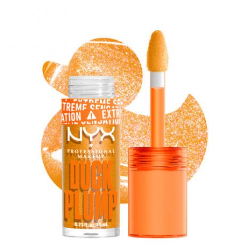 Photos - Lipstick & Lip Gloss NYX Professional Makeup Professional Makeup Duck Plump High Pigment Plumping Lip Gloss Flippin' Slime KS442196