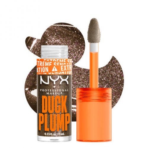 Photos - Lipstick & Lip Gloss NYX Professional Makeup Professional Makeup Duck Plump High Pigment Plumping Lip Gloss Onyx-Pected KS616903
