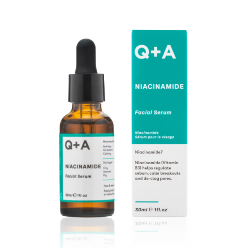 Q+A Niacinamide Facial Serum Veido serumas su niacinamidu