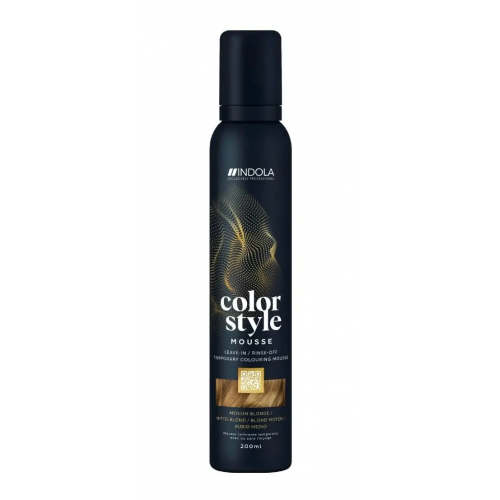 Indola Indola Color Style Mousse 200ml Medium Blonde