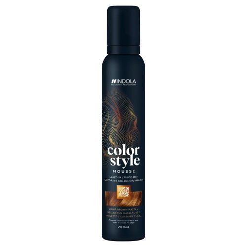 Indola Indola Color Style Mousse 200ml Light Brown Hazel