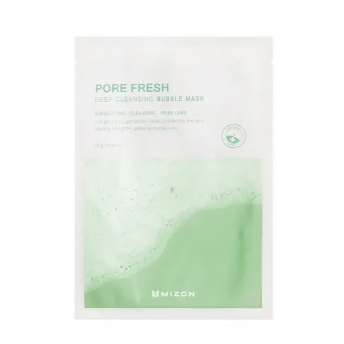 Mizon Pore Fresh Deep Cleansing Bubble Mask Giliai valanti lakštinė veido kaukė