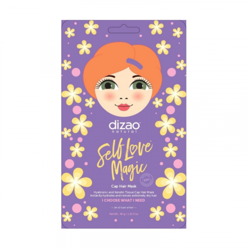 Dizao Hyaluronic and Keratin Tissue Cap Hair Mask Plaukų kaukė - kepuraitė