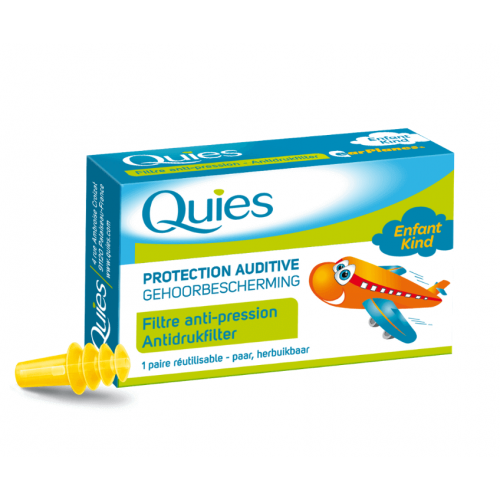 Quies EarPlanes Kids Ear Plugs Apsauginiai ausų kištukai skrydžiams vaikams