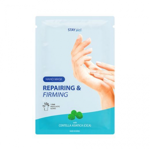 STAY WELL Repairing & Firming Hand Mask Cica Stangrinamoji rankų kaukė su azijinės centelės ekstraktu