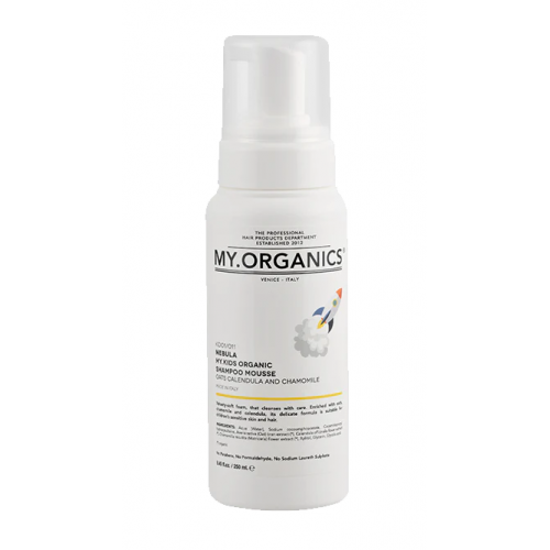 My.Organics My.Kids Organic Shampoo Mousse Vaikiškas šampūnas/putos su avižomis, medetkomis ir ramunėlėmis