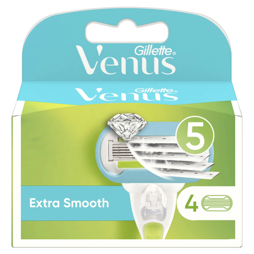 Gillette Venus Extra Smooth Razor Skustuvo galvutės