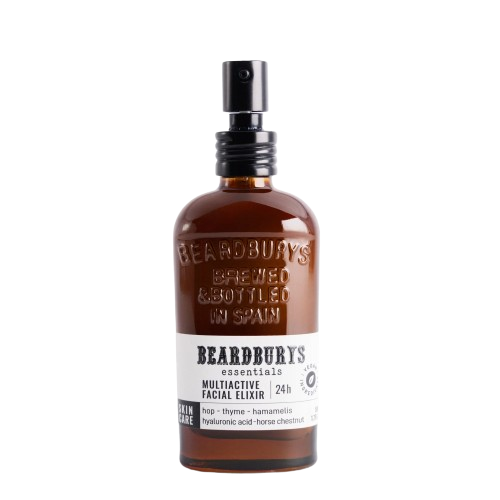 Beardburys Essentials Multiactive Facial Elixir Moisturizing Cream 24h Drėkinamasis veido kremas