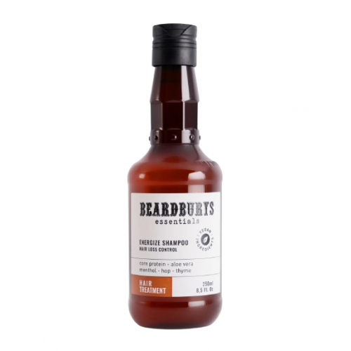 Beardburys Essentials Energize Shampoo Hair Loss Control Plaukų slinkimą stabdantis šampūnas