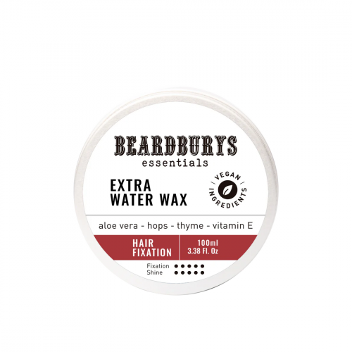Beardburys Essentials Extra Water Wax Stipras fiksācijas matu vasks