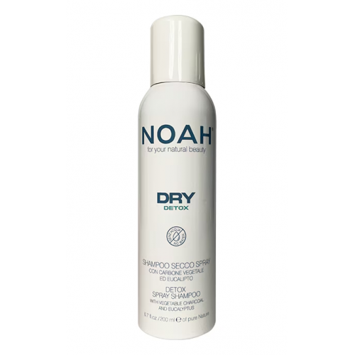 Noah Dry Detox Spray Shampoo Detoksikuojantis sausas šampūnas su augaline anglimi