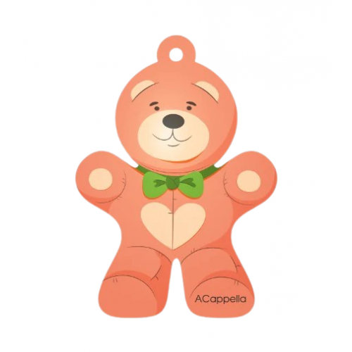 Acappella Car Perfume Teddy Bear Kvapusis pakabukas automobiliui meškutis  1 vnt.
