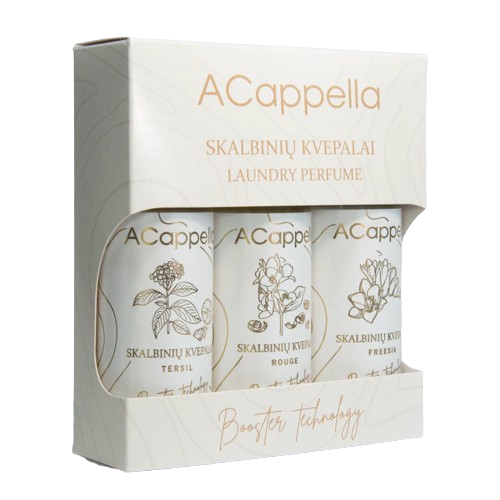 Acappella Laundry Perfume Veļas mazgāšanas smaržu komplekts