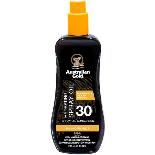 Australian Gold SPF30 Spray with Carrot Oil Purškiama apsauga nuo saulės su morkų sėklų aliejumi