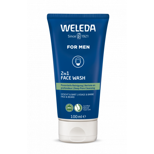 Weleda Men's 2 in 1 Face Wash Veido prausiklis vyrams