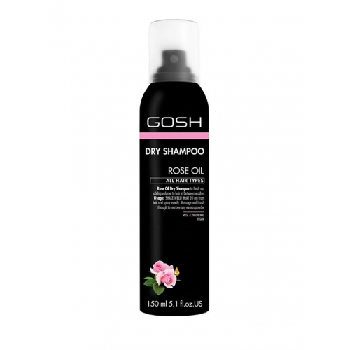 GOSH Copenhagen Dry Shampoo Spray Rose Oil Sausas šampūnas su rožių aliejumi