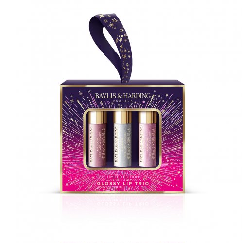 Baylis & Harding Moonlight Fig Glossy Lip Trio Gift Set