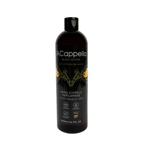 Acappella Black Edition Vetiver & Cedarwood Refill Namų kvepalų papildymas