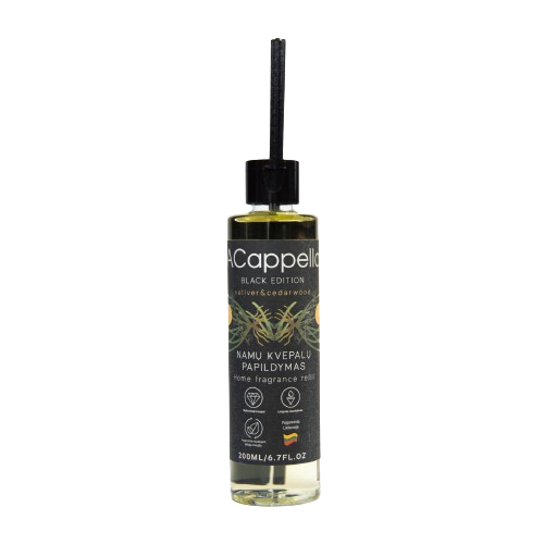 Acappella Acappella Black Edition Vetiver & Cedarwood Refill 200ml
