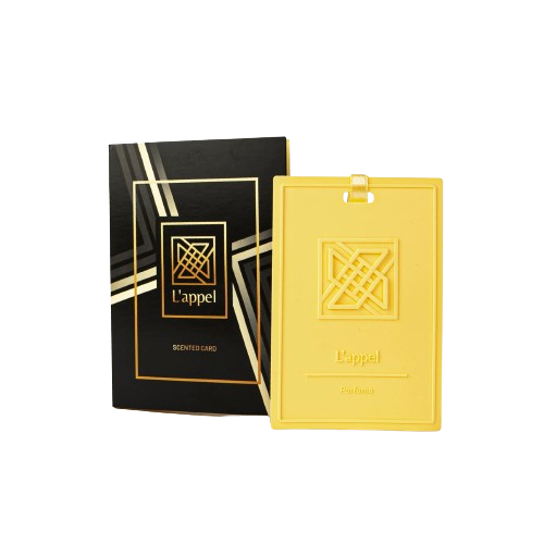 L'appel Scented Card Automobilinis ir spintos kvapusis pakabukas atvirutėje