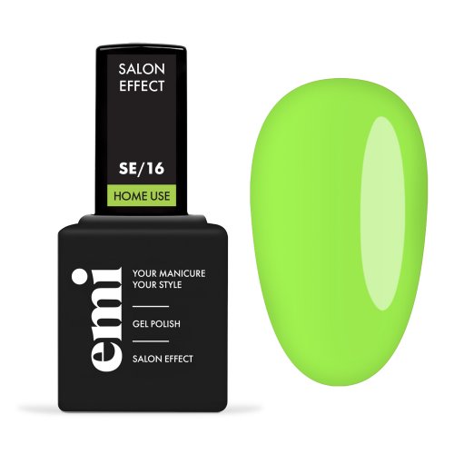 E.Mi E.MiLac Salon Effect Gel Nail Polish 9ml 16 Light Green