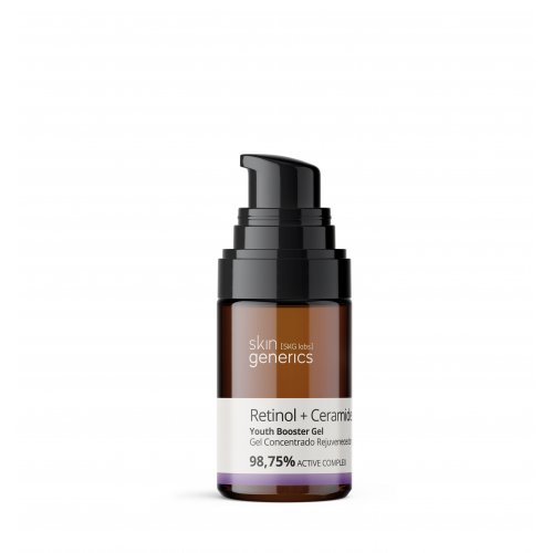 Skin Generics Retinol + Ceramides Youth Booster Gel Veido serumas su retinoliu ir keramidais
