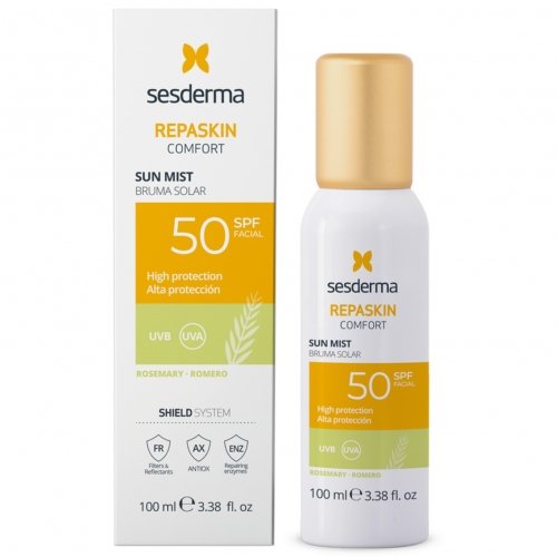 Photos - Sun Skin Care Sesderma Repaskin Comfort Facial Sun Mist SPF50 100ml Rosemary KS409875