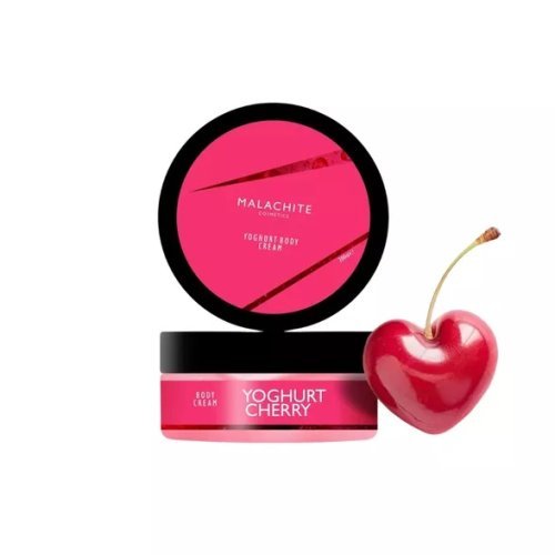 Malachite Cosmetics Malachite Cosmetics Yoghurt Cherry Body Cream 200ml